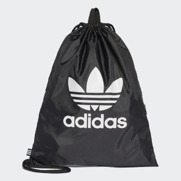 Black Adidas Trefoil Gym Sack