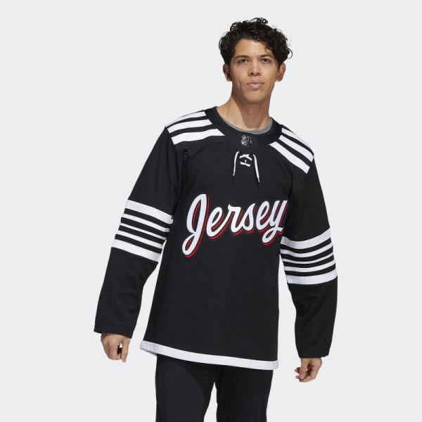 Adidas Devils Away Authentic Jersey Black