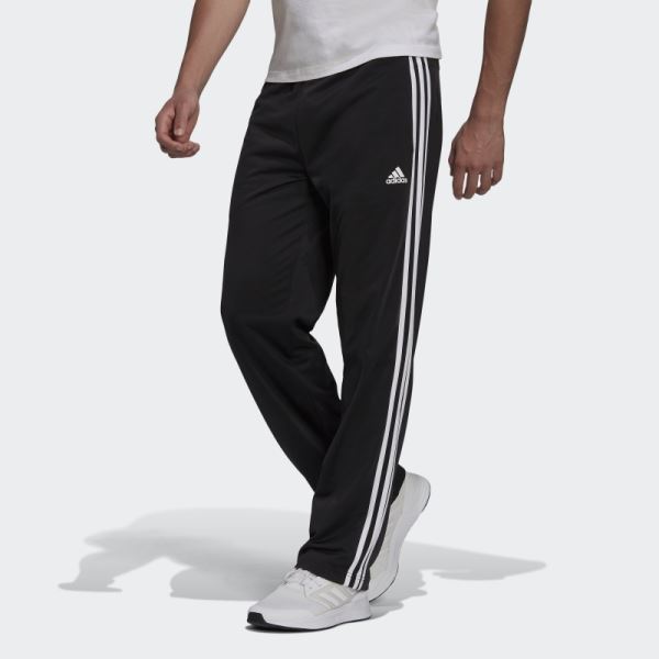Adidas Primegreen Essentials Warm-Up Open Hem 3-Stripes Track Pants White