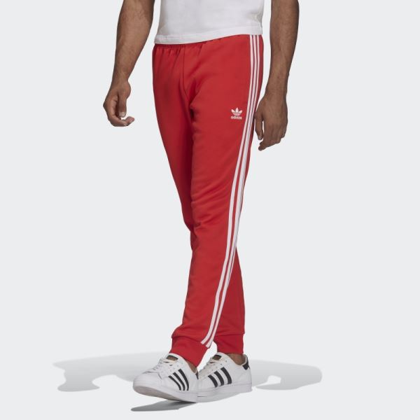 Red Adicolor Classics Primeblue SST Track Pants Adidas