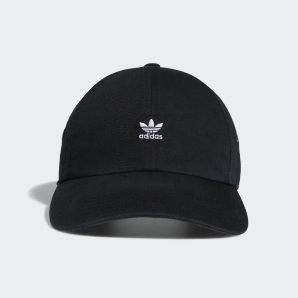Mini Logo Relaxed Hat Adidas Black