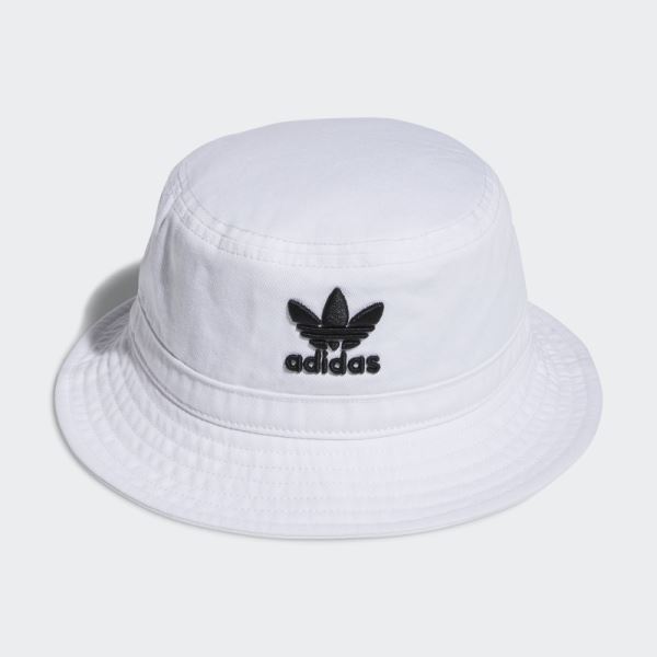 Adidas White Washed Bucket Hat