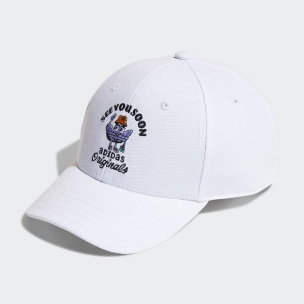 Adidas White Baseball Hat
