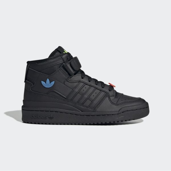 Adidas Black Forum Mid Shoes