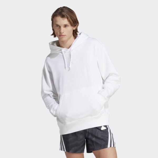 Adidas ALL SZN French Terry Hoodie White