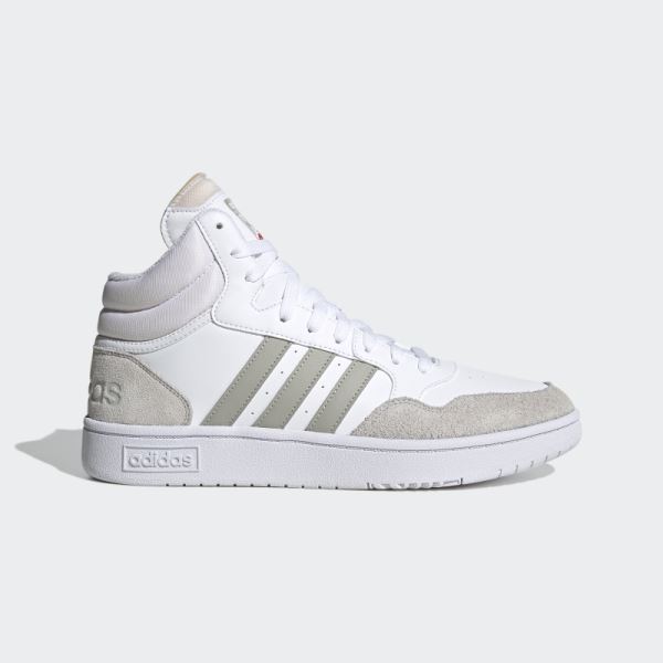 White Hoops 3.0 Mid Lifestyle Basketball Classic Vintage Shoes Adidas