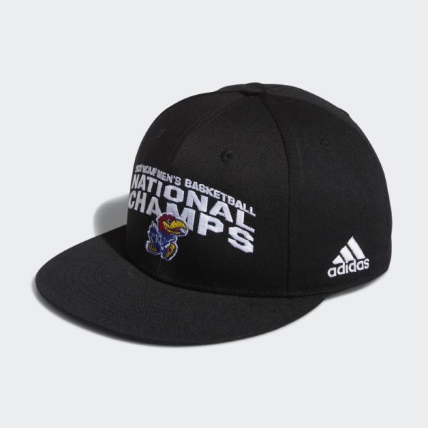 Adidas Black Kansas Men's 2022 National Championship Hat