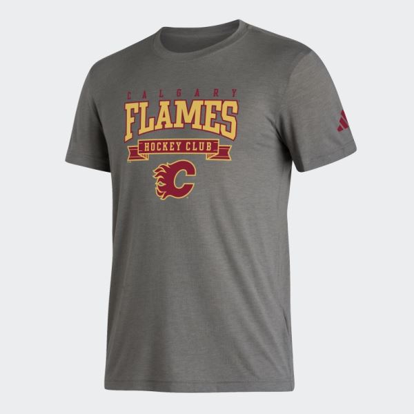 Adidas Flames Blend Tee Core Heather