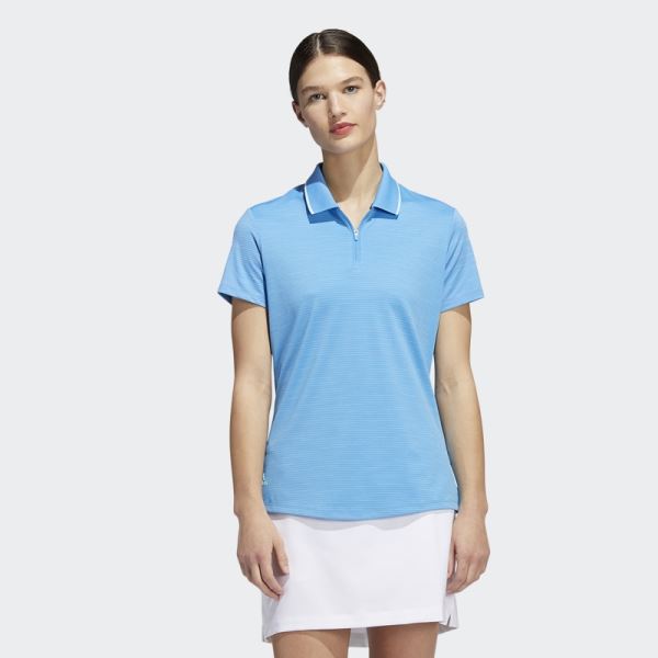 Blue Adidas Novelty Polo Shirt