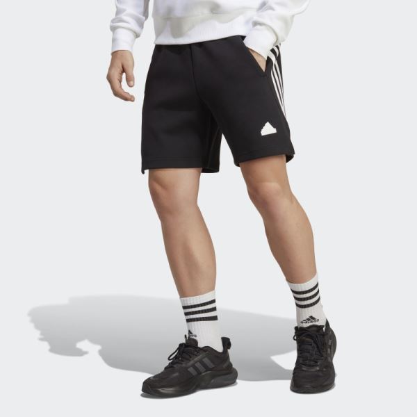 Hot Future Icons 3-Stripes Shorts Adidas Black