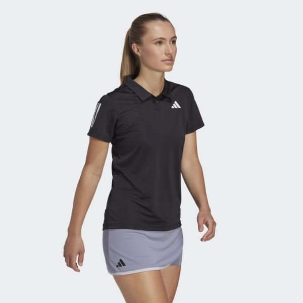 Adidas Black Club Tennis Polo Shirt