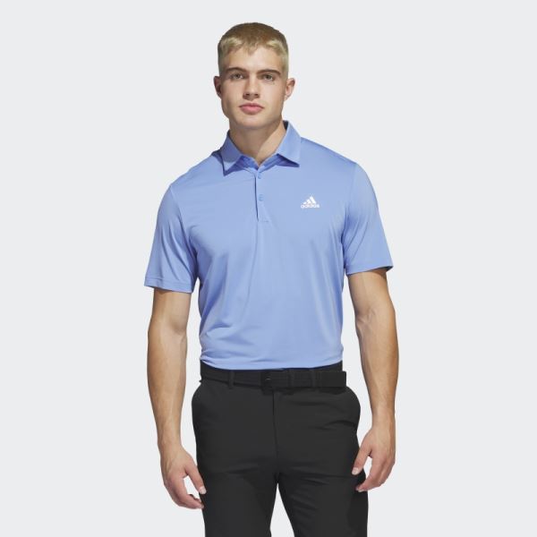Adidas Blue Ultimate365 Solid Left Chest Polo Shirt