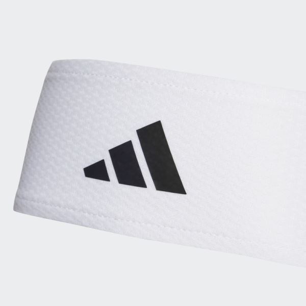 Adidas White AEROREADY Tennis Tie Band