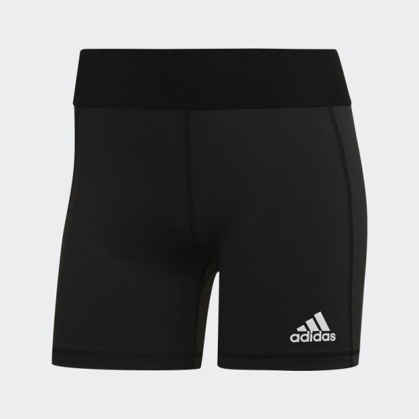 Black Techfit Volleyball Shorts Adidas