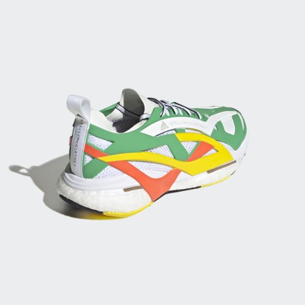 Green Adidas by Stella McCartney Solarglide Running Shoes Hot