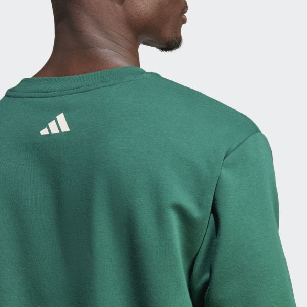 Adidas Green Sports Club Sweatshirt