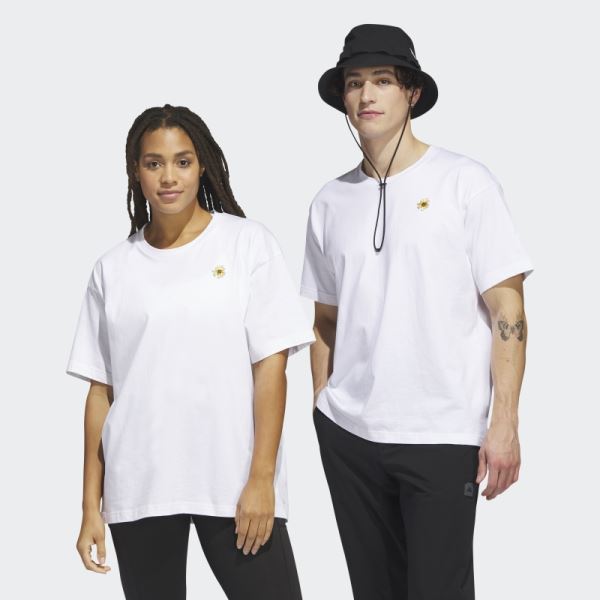 Adidas White Adicross Drop Two T-Shirt (Gender Neutral)