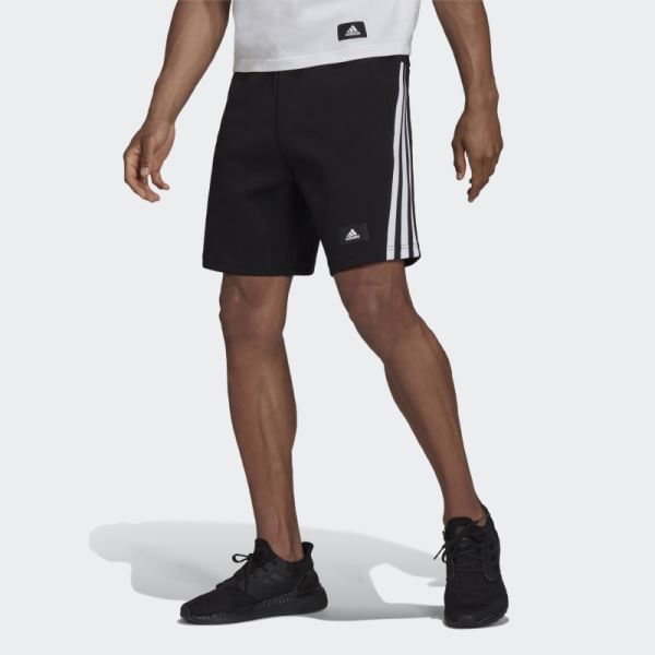 Adidas Sportswear Future Icons 3-Stripes Shorts Hot Black