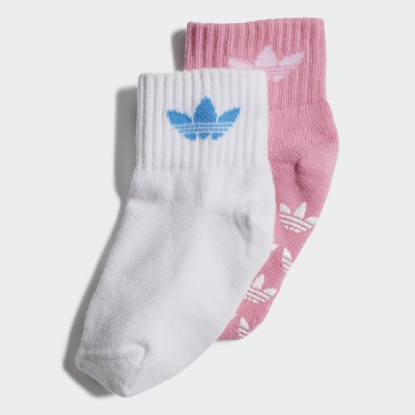 Anti-Slip Socks 2 Pairs Pink Adidas