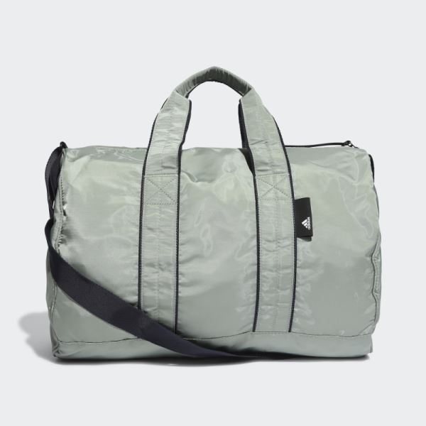 Silver Green Adidas Studio Training Duffel Bag