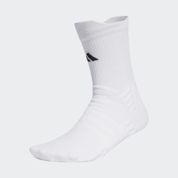 Adidas White Tennis Cushioned Crew Socks 1 Pair