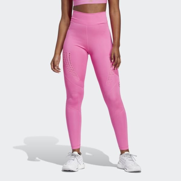 Pink Adidas by Stella McCartney TruePurpose Training Leggings