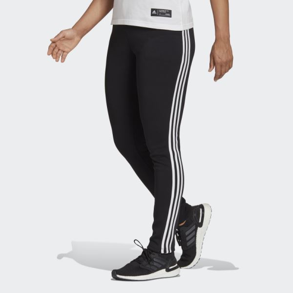 Adidas Black Future Icons 3-Stripes Skinny Pants